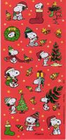 Peanuts, Christmas, 3" x 6.5" scrapbook stickers