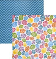 Happy Easter Collection, Easter Egg Hunt, double-sided, scrapbook paper (Reminisce) 