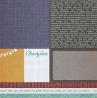 Sports Collection, Swimming Journal, scrapbook paper (Kaisercraft)<br><font color=red>25% off</font>