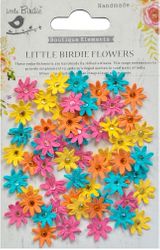 Micro Jeweled Florettes, Vivid Palette, 60/Pkg (Little Birdie)