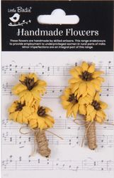 Mini Sunflower Bouquet, 3D Scrapbook stickers, 2/pk (Little Birdie)