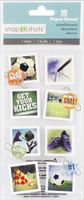 Snap Shots, Soccer, 3D scrapbook stickers (Paper House)