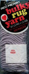 #633 Gray - Bulky Rug Yarn by Red Heart, Latch Hook Yarn, 320 pieces