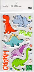 Dinosaurs, 3D scrapbook stickers 4x7" (Recollections)