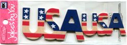 USA Words, 3D scrapbook embellishment (Jolee's by You)