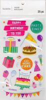 Happy Birthday To You, 3D scrapbook stickers 4x7" (Recollections) 