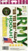 Army, Rub-on kit, 5 1/2" x 9 1/2" (Royal Brush)