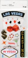 Las Vegas Casino, 3D scrapbook stickers 4x7" (Recollections)