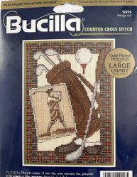 Nostalgic Golf, counted cross stitch kit, 5x7" (Bucilla)