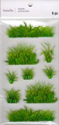 Grass, 3D scrapbook stickers 4x7" (Recollections)
