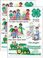 4H Kids, scrapbook stickers (It Takes Two)