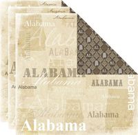 50 State, Lovely Travel Papers, double-sided scrapbook paper (Stamping Station)