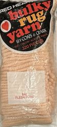 #646 Fleshtone - Bulky Rug Yarn by Red Heart, Latch Hook Yarn, 320 pieces