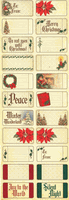 A Christmas Story, Ticket & Tag stickers, 4x12", scrapbook (Reminisce)