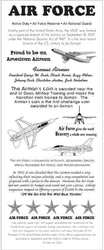 Military Stickers, Air Force, 5x12", scrapbook (It Takes Two)<br><font color=red>50% off</font>