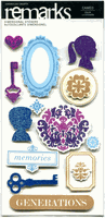 American Crafts, Cameo, 3-D scrapbook stickers<br><font color=red>50% off</font>