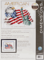 American Patriot, 14-count, 10x8", cross stitch kit (Dimensions)