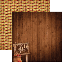 Apple Orchard, double sided, scrapbook cardstock (Reminisce)<br><font color=red>25% off</font>