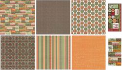 Autumn Kit, 2 Die Cut Sticker sheets & 6 scrapbook papers (Reminisce)<br><font color=red>50% off</font>