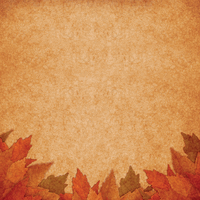 Autumn Leaves border, scrapbook paper (Stamping Station)