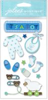 Baby Boy, 3D scrapbook stickers, Le Grande (Jolee's Boutique)