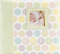 Baby Circles, post bound scrapbook Album w/Window 12"X12" (MBI)