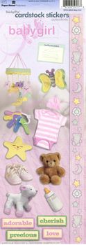 Baby Girl, Cardstock Stickers, scrapbook (Paper House)