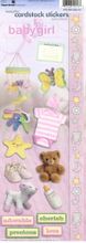 Baby Girl, Cardstock Stickers, scrapbook (Paper House)