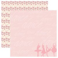 Ballet, double-sided, scrapbook paper (Reminisce)