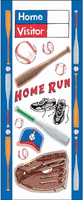 Baseball scrapbook stickers, 5x12" (It Takes Two)
