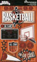 Basketball, Real Sports Collection, dimensional scrapbook stickers (Reminisce)