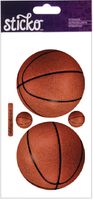 Basketballs, Sports Binder scrapbook stickers (Sticko)<br><font color=red>33% off</font>