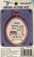 Bath time cross stitch kit & Frame (New Berlin)<br><font color=red>40% off</font>