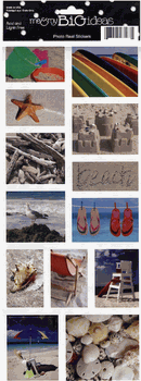 Beach, Real Life Photo, scrapbook stickers (Me & My Big Ideas)<br><font color=red>50% off</font> 
