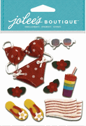 Beach & Seashore, scrapbook stickers (Jolee's Boutique)<br>(11_choices)