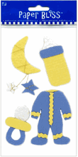 Bedtime Baby, Baby scrapbook stickers (Paper Bliss) 