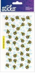 Bees, scrapbook stickers (Sticko)
