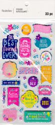 Best Friends, 3D scrapbook stickers 4x7" (Recollections) 