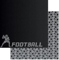 Big Game Collection, Football, sports double-sided scrapbook paper (Moxxie)