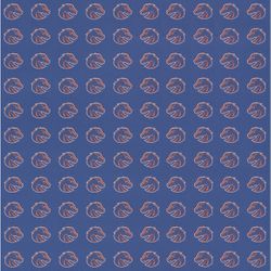 Boise State University (Broncos), blue background, scrapbook paper, 12" x 12" (Sports Solution) 