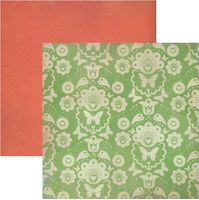Bubblegum Hills Collection, Apple Spritz, double-sided scrapbook paper (Kaisercraft)<br><font color=red>50% off</font>