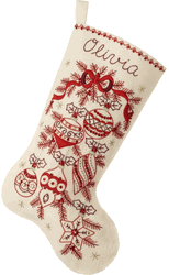 Bucilla: Classic Christmas, Christmas stocking felt applique kit