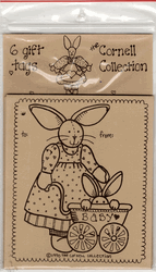 Bunny & Carriage, Baby Gift Tags (Cornell Collection)<br><font color=red>50% off</font>