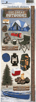 Camping 2, scrapbook stickers (Paper House)