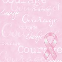 Cancer Awareness, Breast Cancer, scrapbook papers<br>(7_choices)