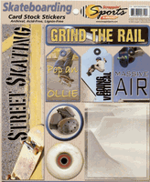 Cardstock scrapbook stickers, Sports (Scrappin Sports)<br>(2_choices)