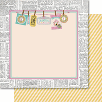 Carnival Queen Collection, Framed, double-sided, scrapbook cardstock (Ruby Rock-It)<br><font color=red>50% off</font>