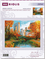 Central Park, cross stitch kit, 15.75" x 11.75" (RIOLIS)