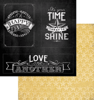 Chalk Studio Collection, Shine, double-sided, scrapbook paper (My Minds Eye)<br><font color=red>50% off</font>