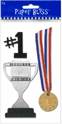 Champions, Sports scrapbook stickers (Paper Bliss)